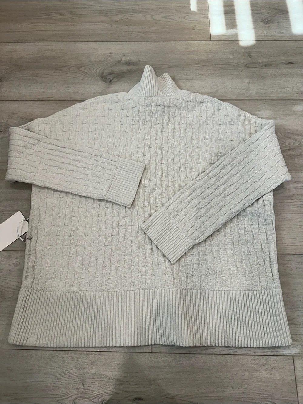 Lululemon Cable-Knit Relaxed-Fit Sweater Bone XS NWT